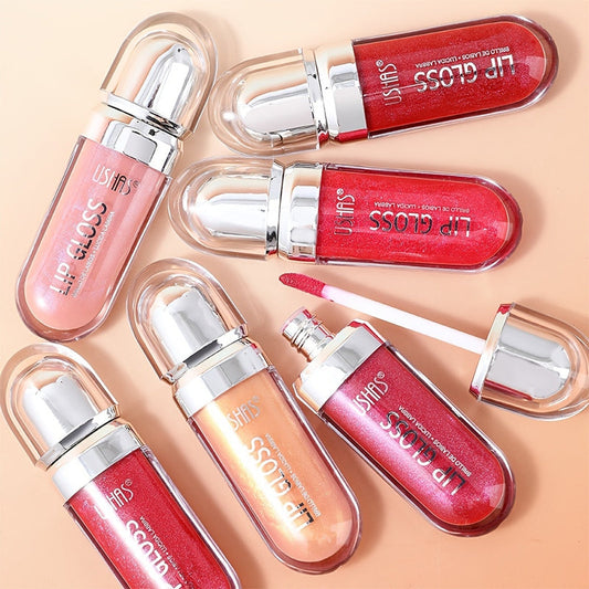 11 Colors of Pearlescent Lip Glaze, Moisturizing And Long-Lasting Mirror Liquid Lipstick